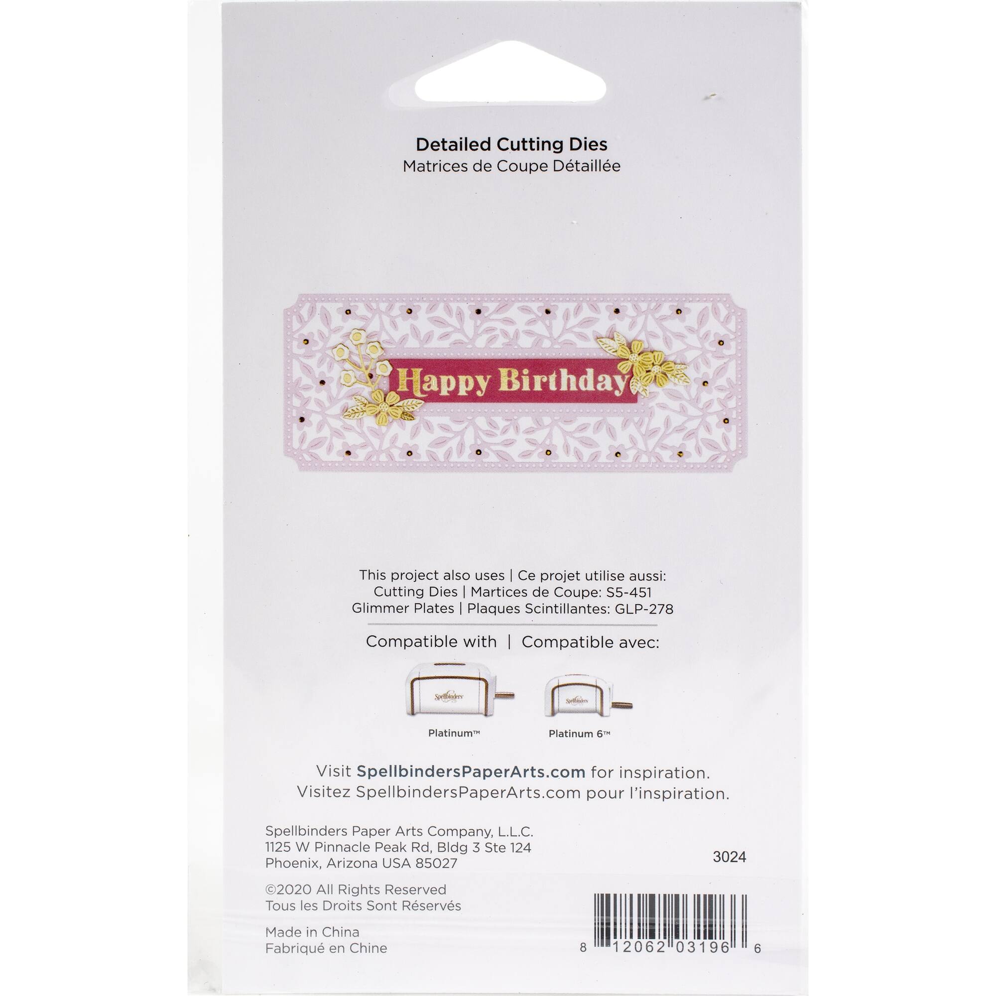 Spellbinders® Mini Blooms & Sprigs Etched Die Set